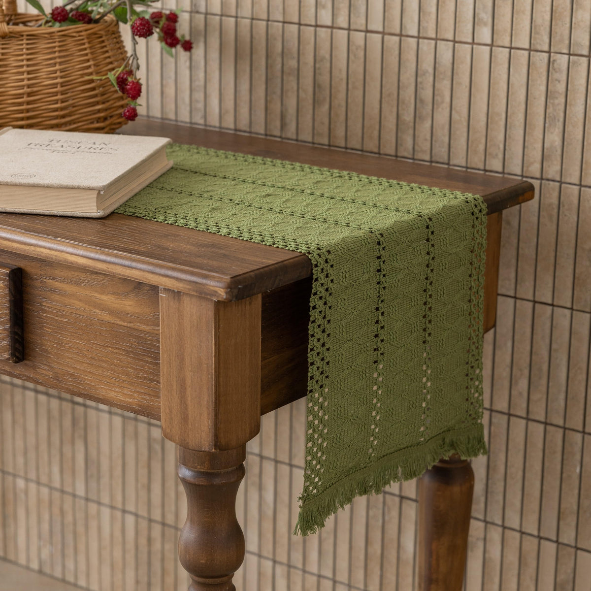 Keketoarrange versatile boho table runner for weddings and daily dining