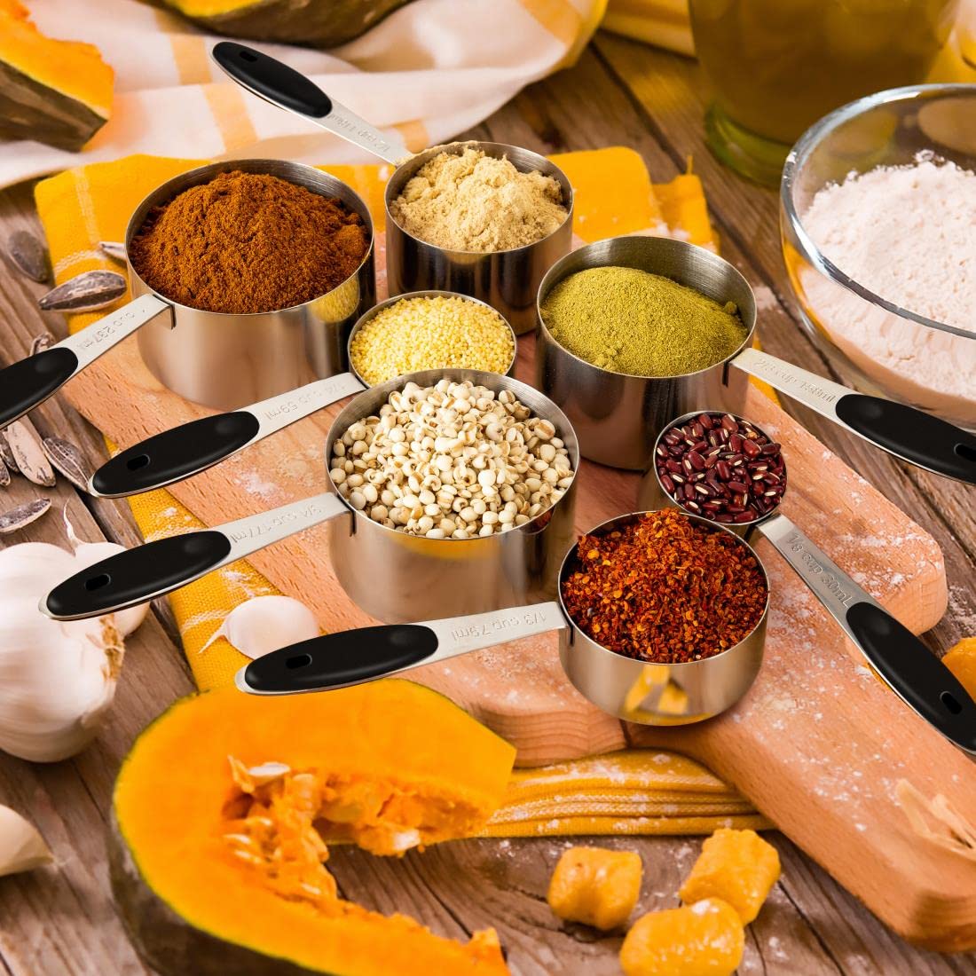 KELOFKO US and metric markings, versatile for global recipes