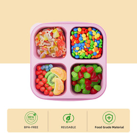 KEMETHY food-grade BPA-free material ensures durable, odor-free reuse.