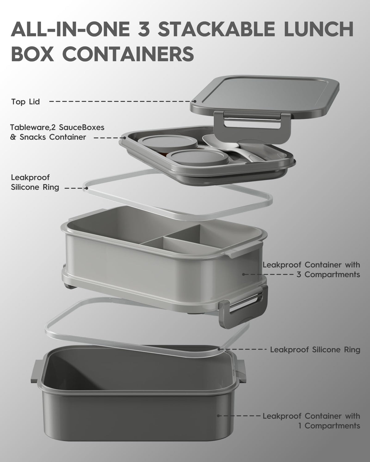 KEMETHY leak-proof design with silicone seals prevents spills in bags.