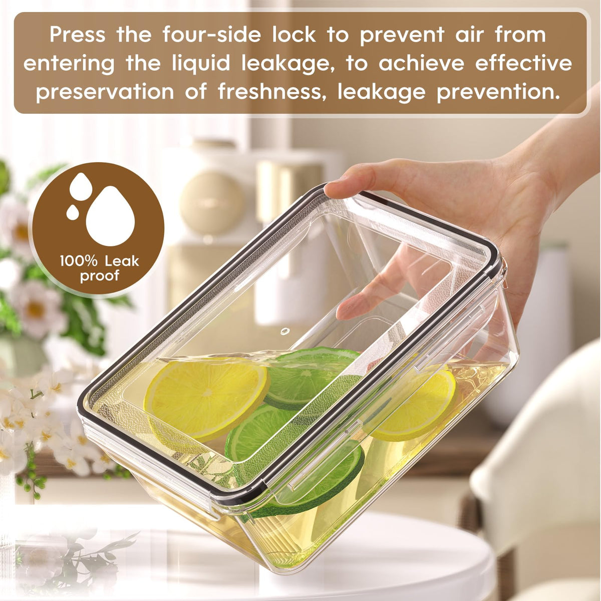 KEMETHY microwave-safe and dishwasher-safe containers for easy reheating and cleaning.