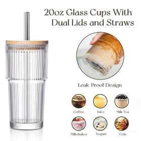 KEMORELA clear thick glass interior preserves flavor and clarity.