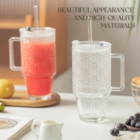 KEMORELA perfect gift glass cup set for holidays and occasions