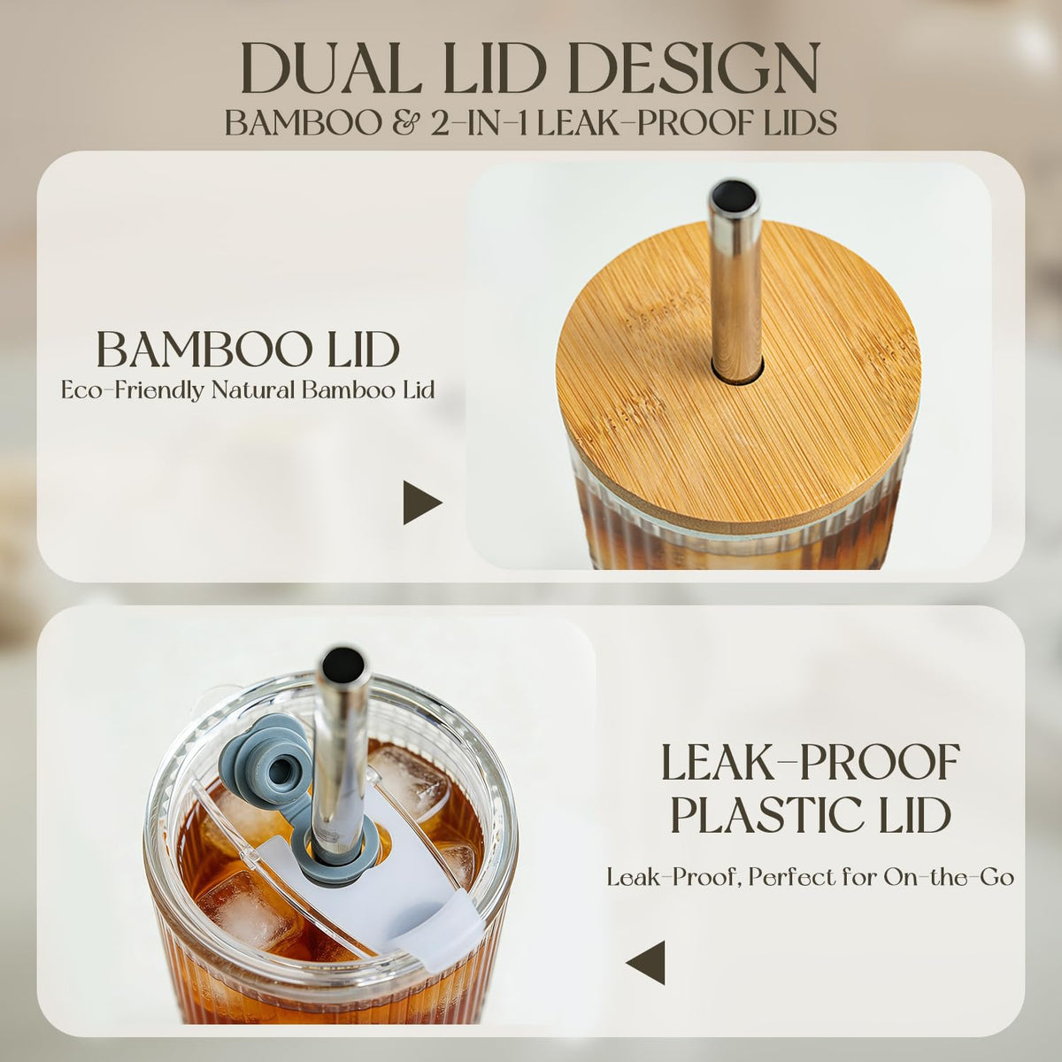 KEMORELA stainless steel straw, durable and reusable for hot or cold drinks.