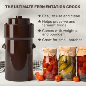 Kenley fermentation weights submerged keep vegetables fully covered for steady fermentation.