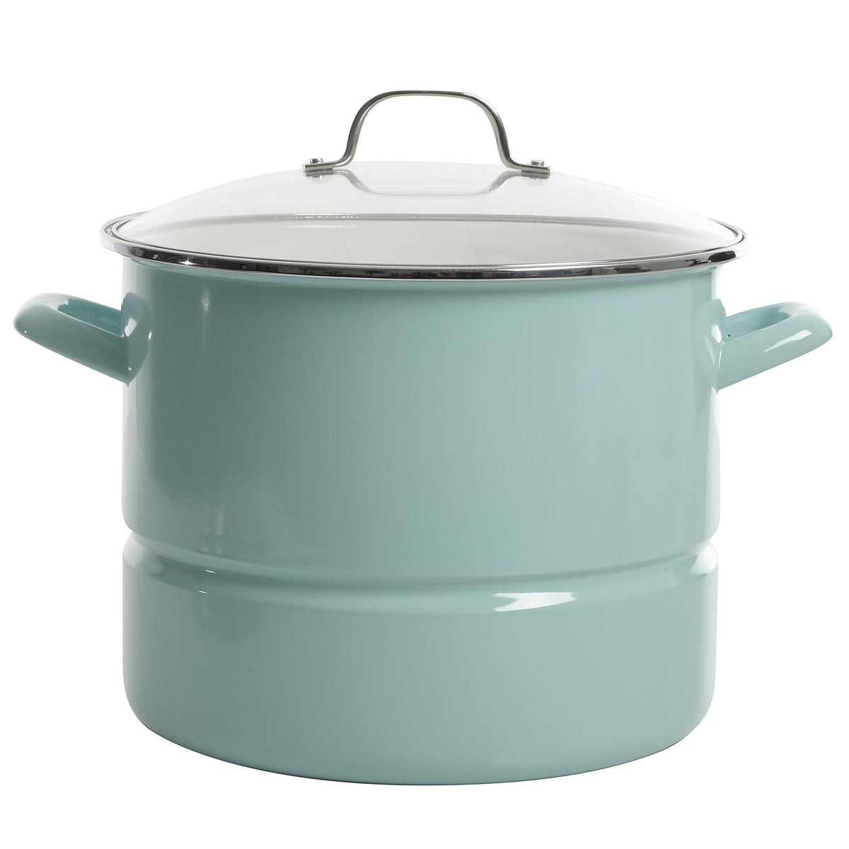 Kenmore Broadway stainless steel steamer insert enables precise steam cooking.