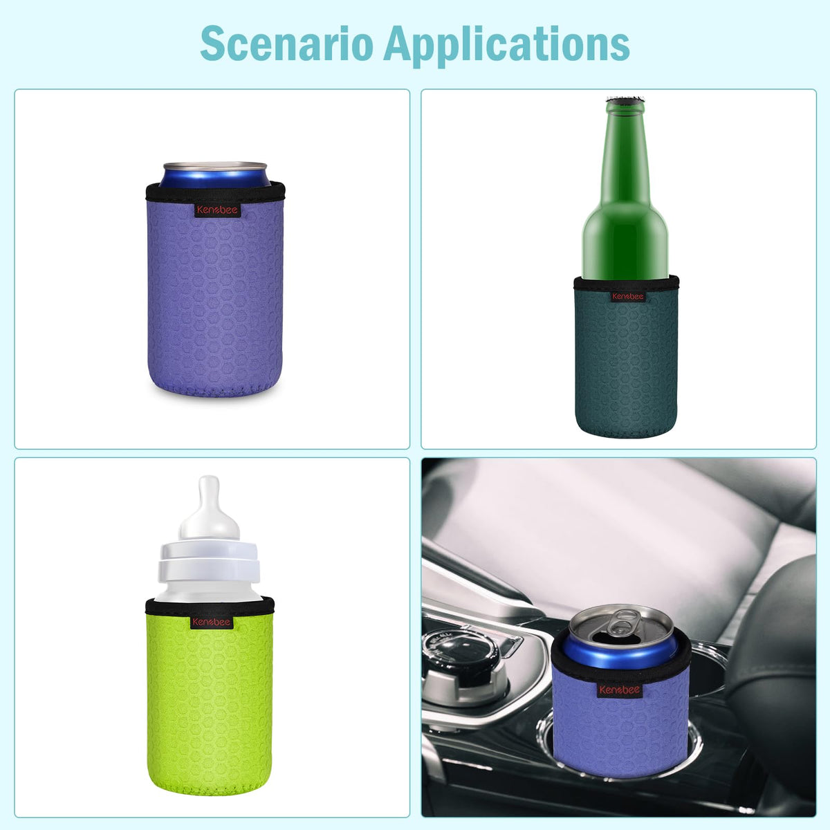 KENOBEE ideal for hard seltzer, beer, soda, and more beverages