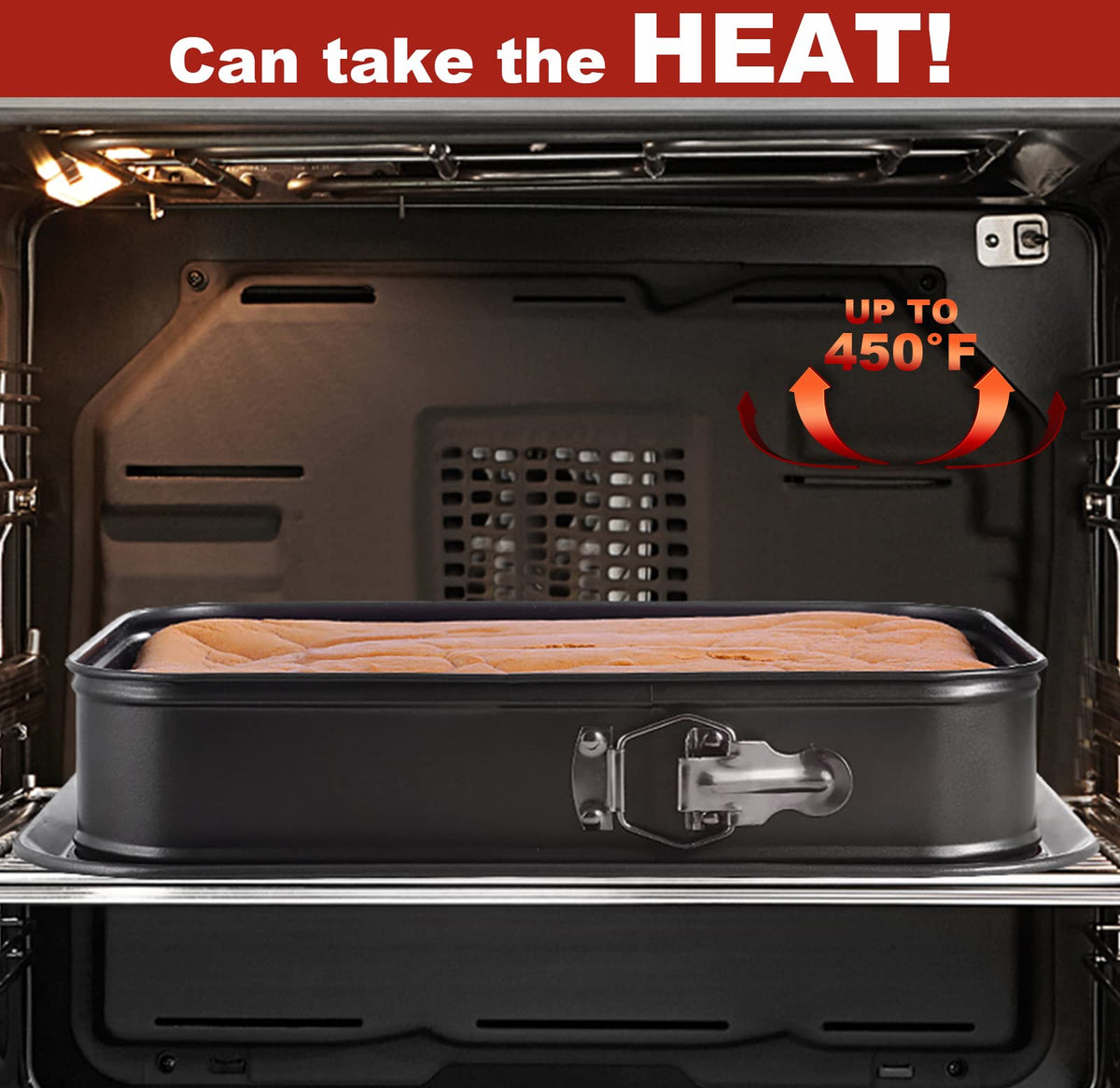 Kenond all-purpose bakeware suitable for desserts and casseroles in oven or stove.