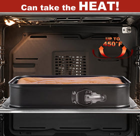 Kenond all-purpose bakeware suitable for desserts and casseroles in oven or stove.