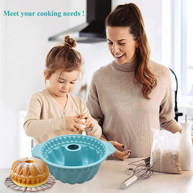 Kenond fluted pan demonstrates even heat distribution.