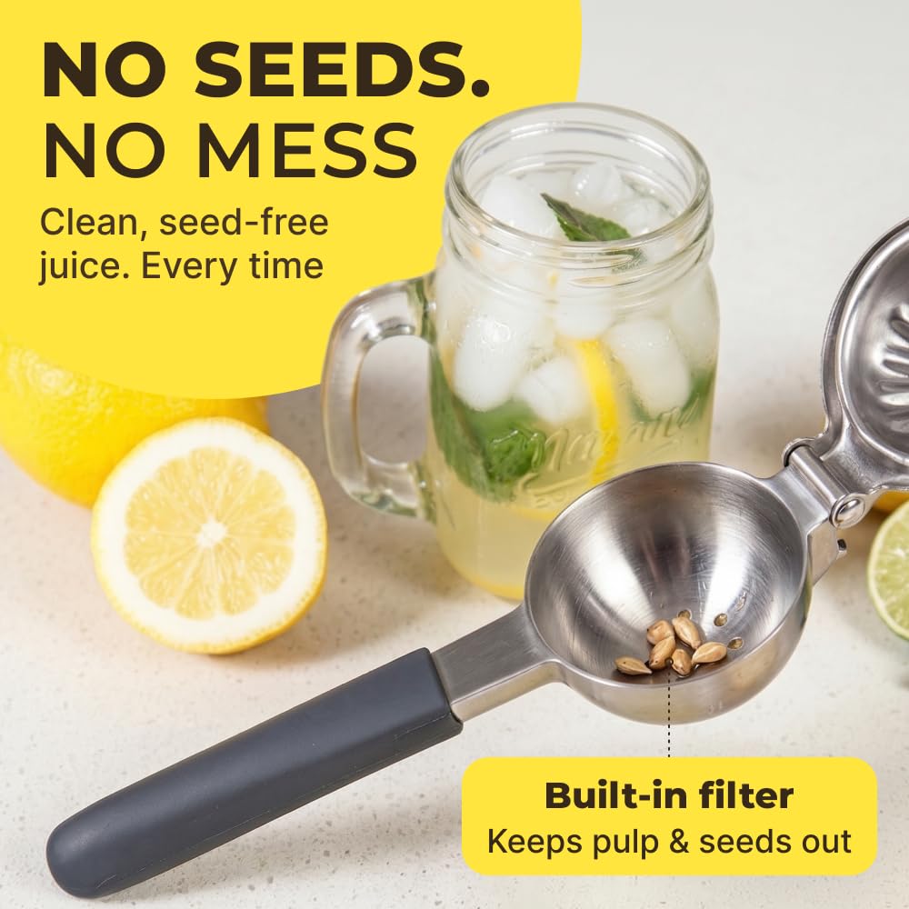 KENSINGTON LONDON squeezer is dishwasher safe for easy cleanup.