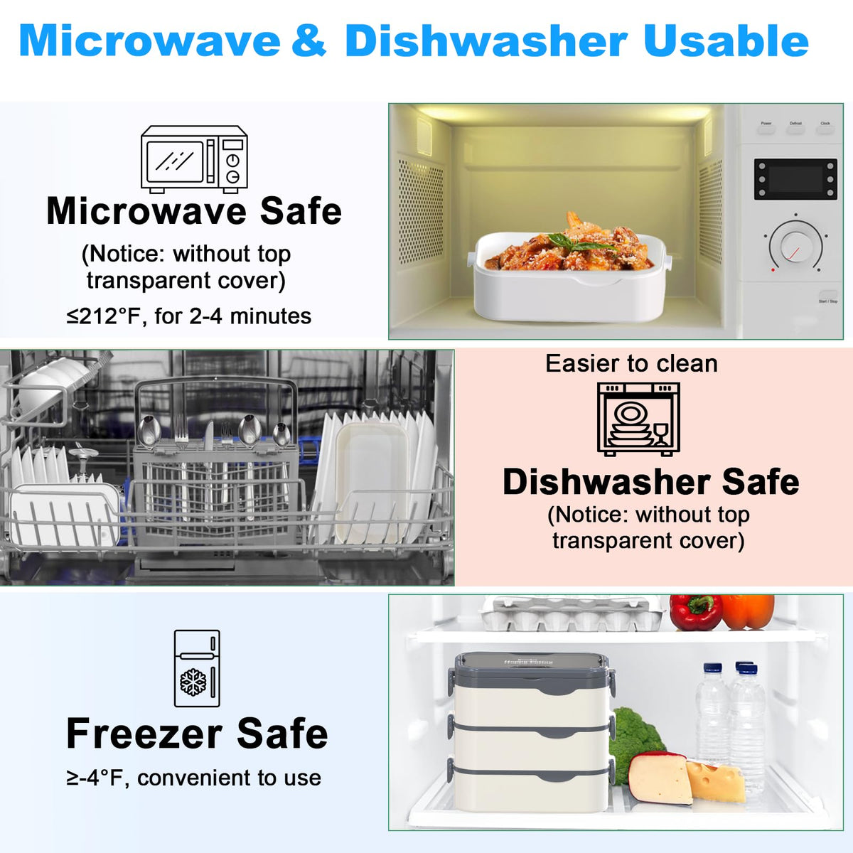 Kenuket bento box microwave reheating for quick meals.