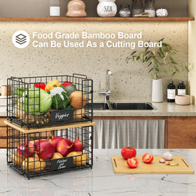 Keomaisyto bamboo-top used as a cutting board for quick prep