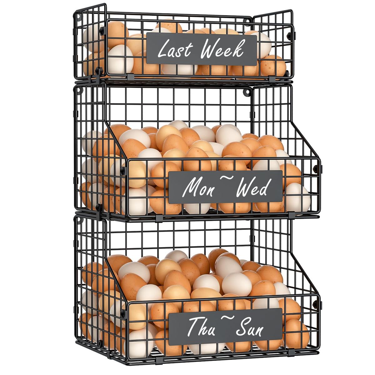 Keomaisyto egg holder with nameplate for labeling.