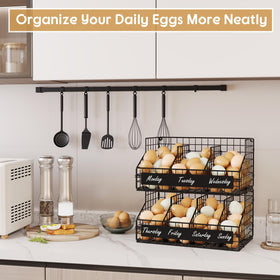 Keomaisyto versatile storage for eggs, fruits, onions, vegetables