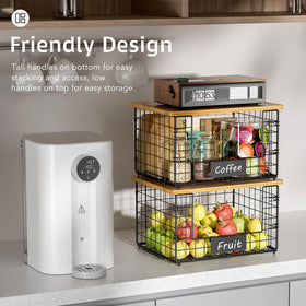 Keomaisyto footed design keeps baskets stable during use