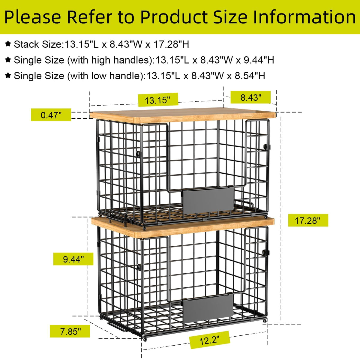 Keomaisyto pantry baskets for vegetables and fruits stay neatly organized.