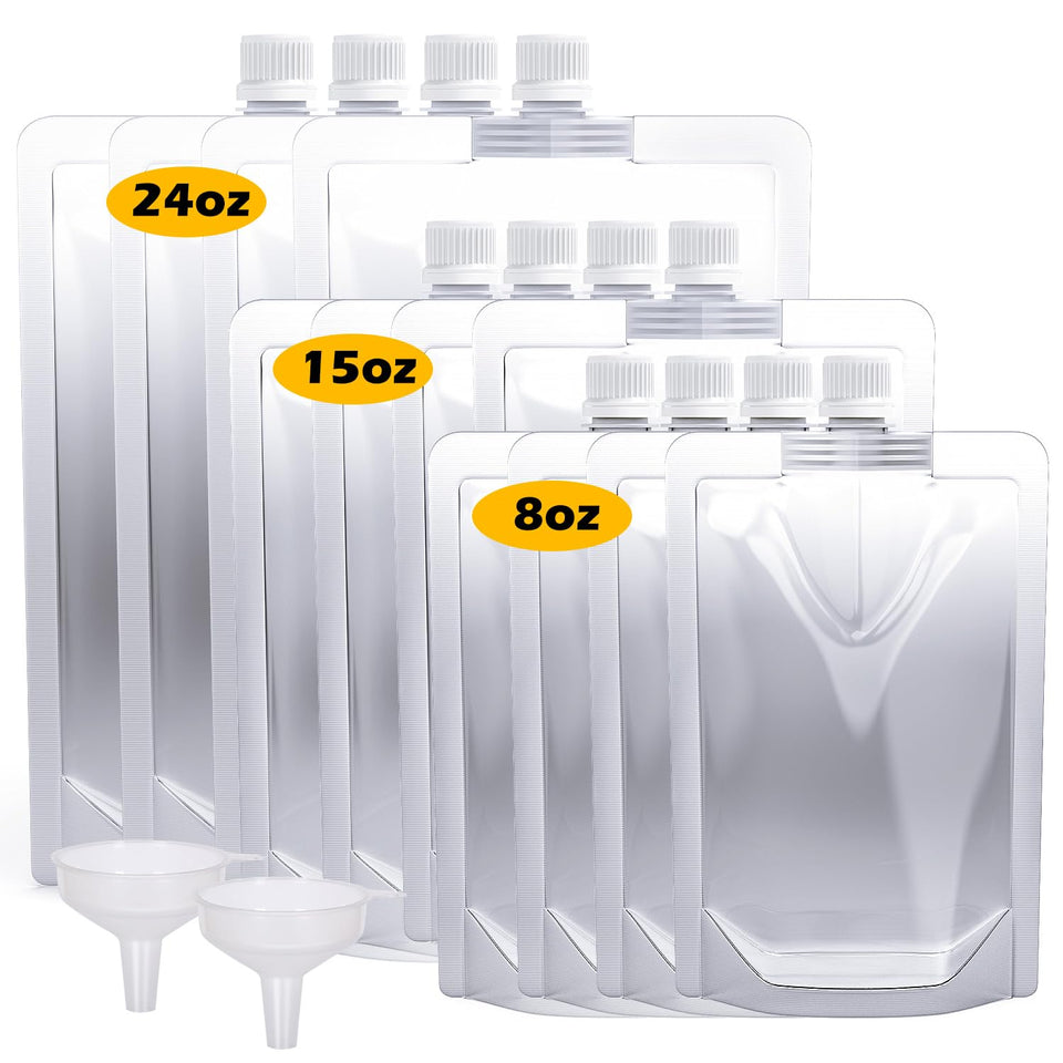 Keon plastic pouches leak-proof bag for travel keeps liquids secure on the go.