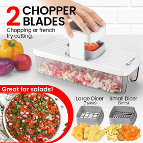KEOUKE dicing blade ready for even cubes every time.