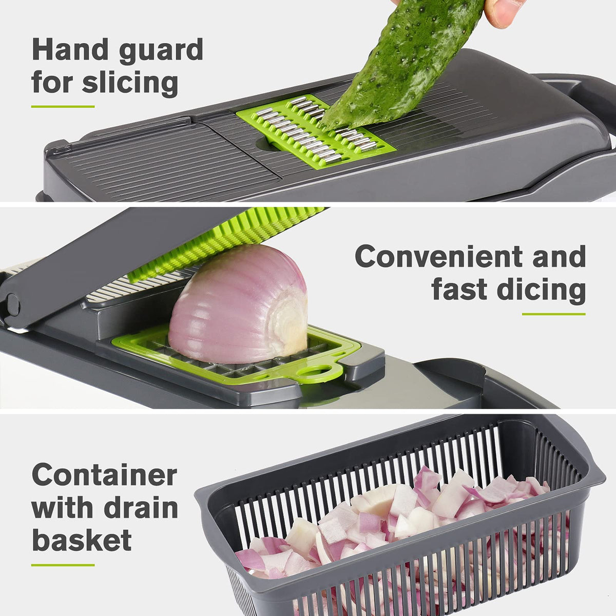 KEOUKE clear container with lid offers neat storage and portion control.