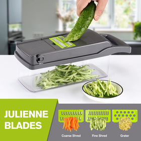 KEOUKE hand guard for vegetable chopper ensures safe, precise cuts.