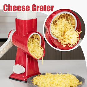 KEOUKE rotary cheese grater easy cleaning promotes quick disassembly and dishwasher-safe rinse.