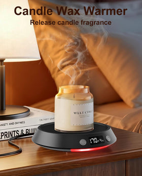 Kepwam candle warmer with a night light for easy status at a glance.
