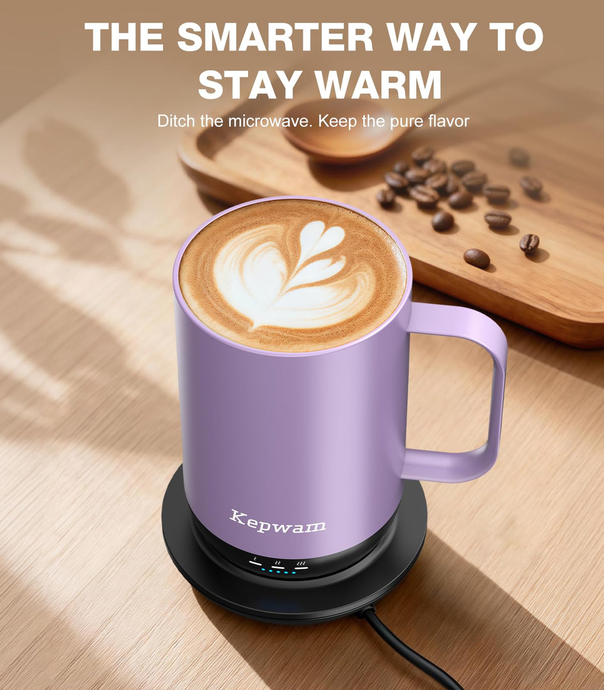 Kepwam mug is hand wash only to protect internal components