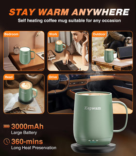 Kepwam sliding lid retains heat and prevents spills