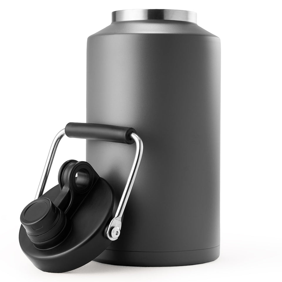 Kerilyn 128oz gallon jug with handle for easy transport on camping trips
