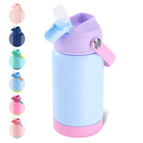 Kerilyn Cerulean 12oz kid bottle insulated for cold refreshments at school.