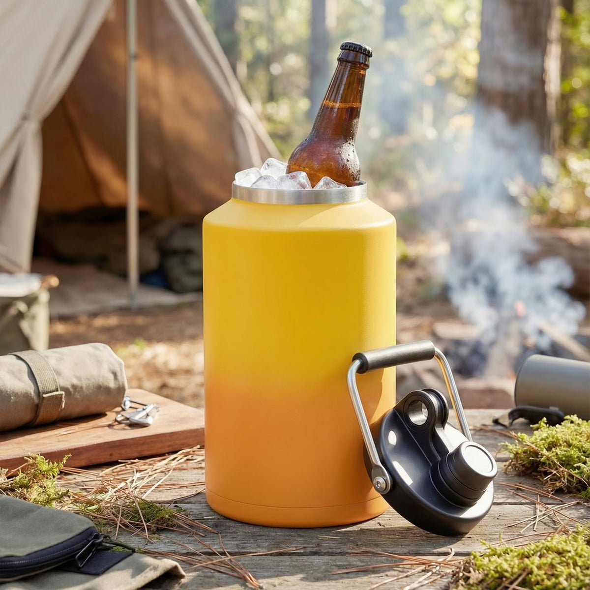 Kerilyn gallon jug wide-mouth lid for quick refills and spill prevention.
