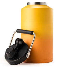Kerilyn insulated gallon jug 128oz with a wide mouth for easy filling.