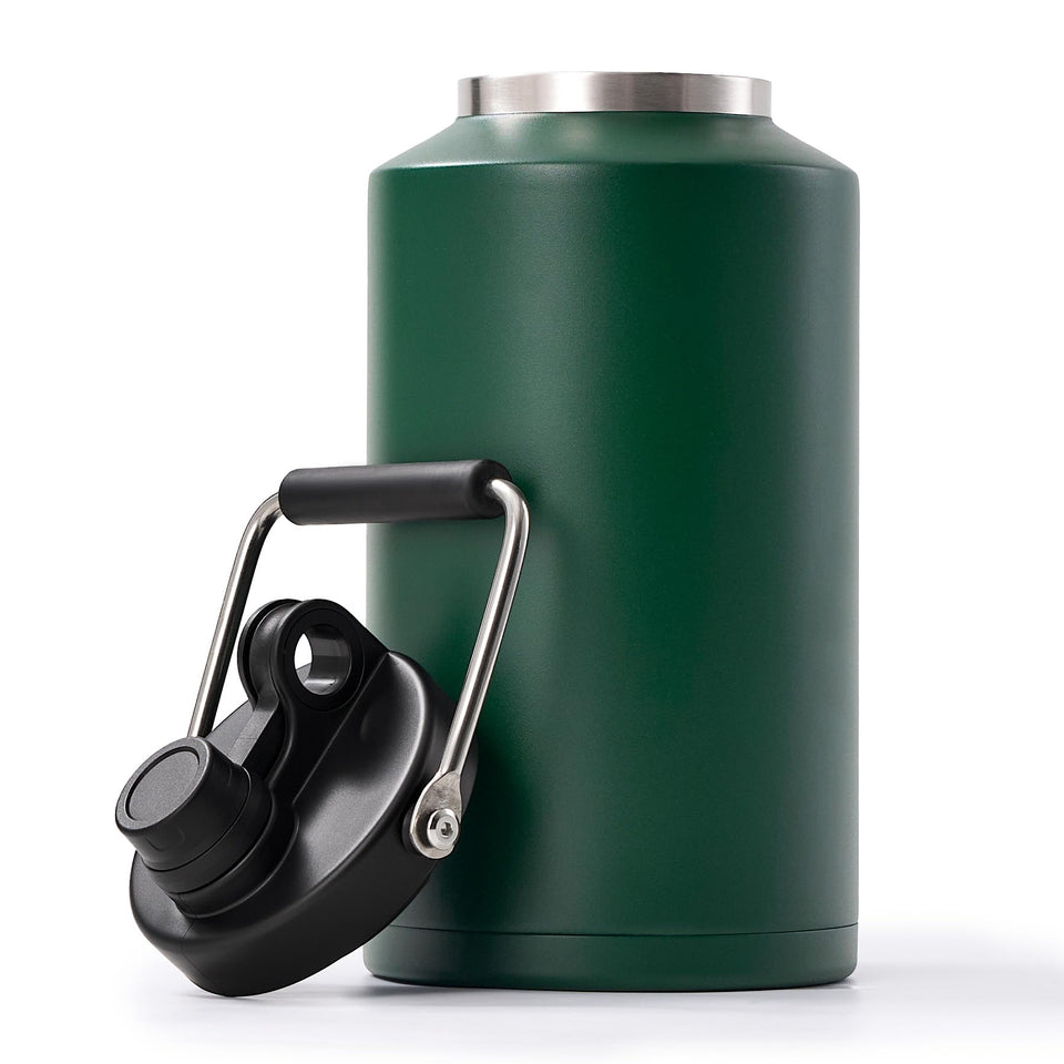 Kerilyn insulated gallon jug with handle keeps drinks ready for outdoor adventures.