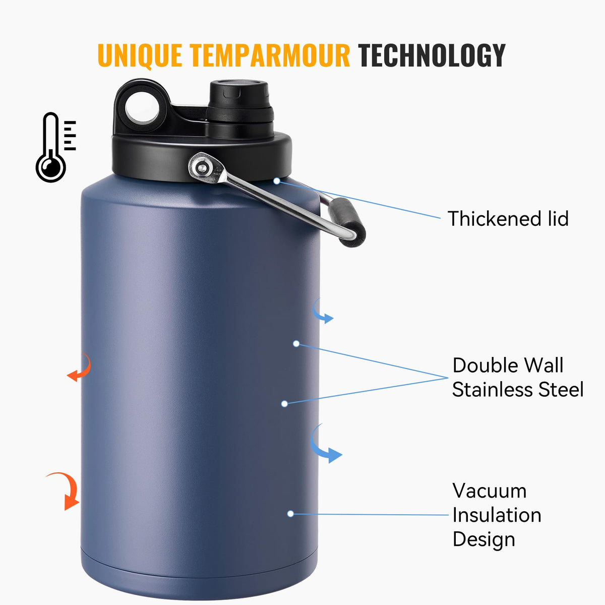 Kerilyn practical handle and durable design for hot or cold drinks