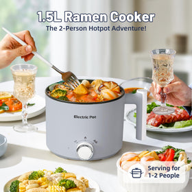 KERZION pot with glass lid and ergonomic handles for safe monitoring while cooking.