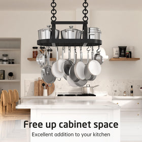 KES balanced arms provide stability when loading or removing pots