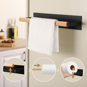 KES Magnetic Paper Towel Holder used on grill for convenient cleanup.