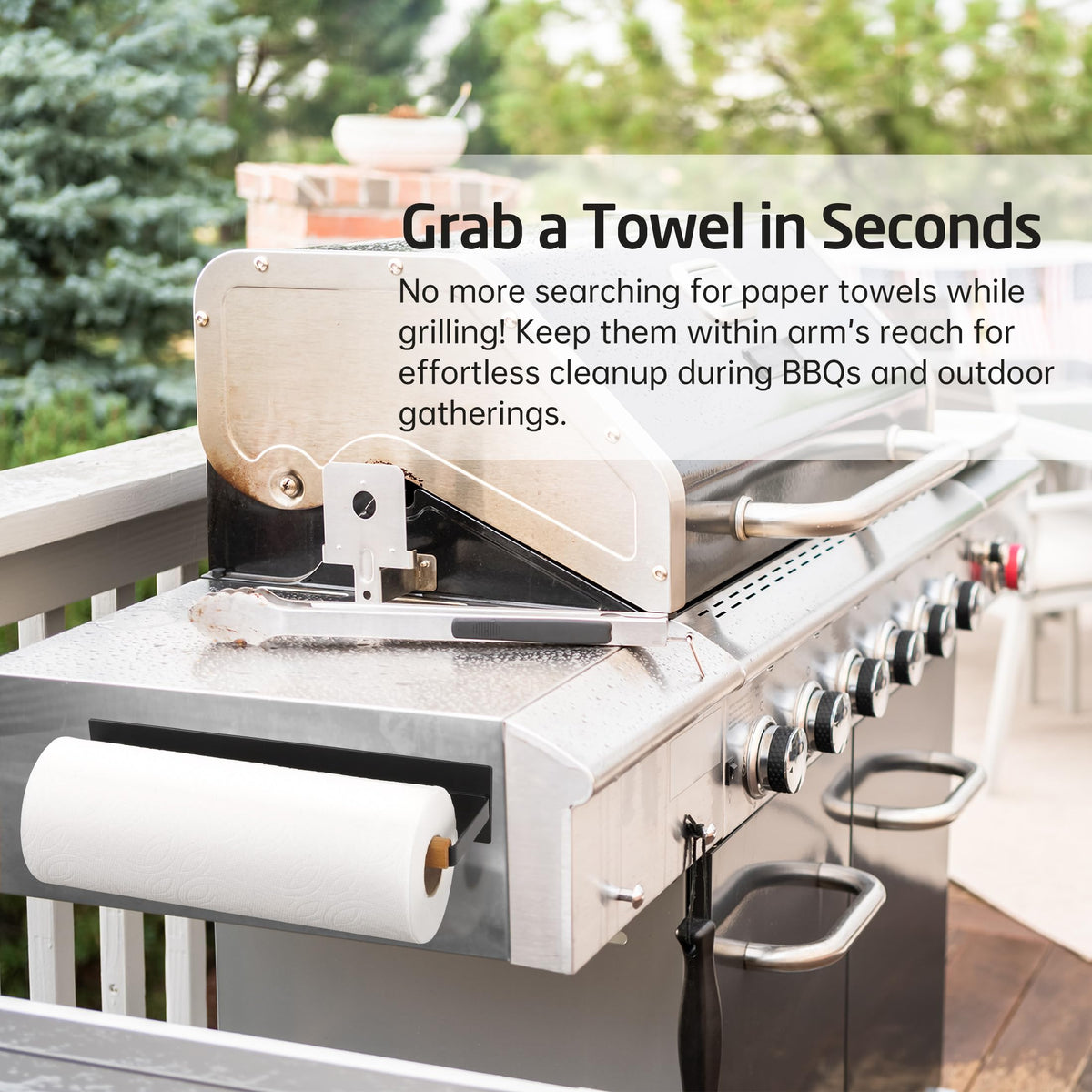 KES Magnetic Paper Towel Holder ideal for RV and kitchen use.