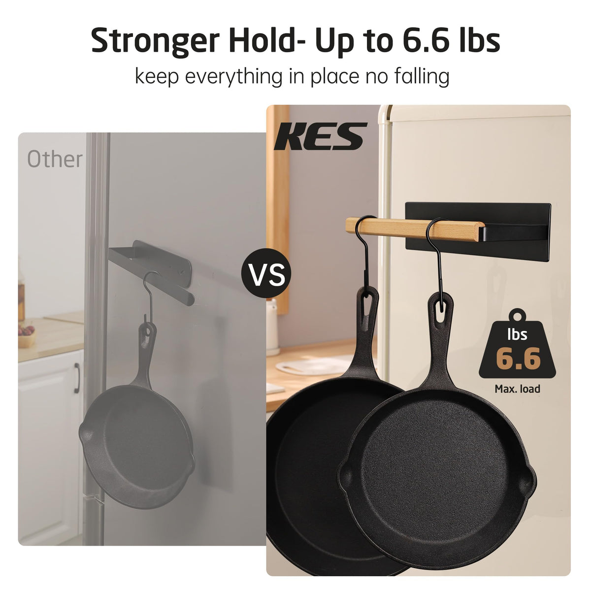KES Magnetic Paper Towel Holder demonstrates strong hold for fast pulls.