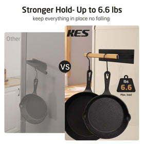 KES Magnetic Paper Towel Holder demonstrates strong hold for fast pulls.