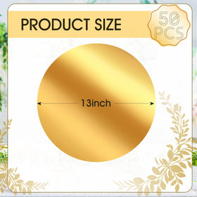 KesaPlan 13-inch placemats fit various dinnerware sizes