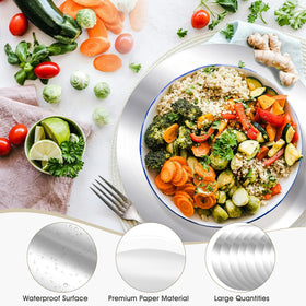 KesaPlan waterproof surface placemats protect tables during meals.