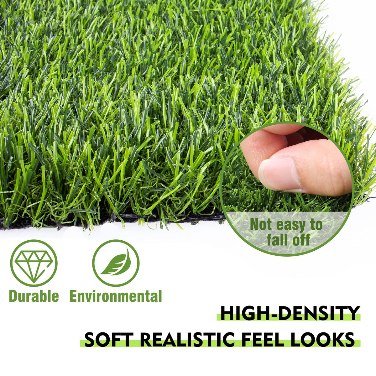 Kesfey grass squares placed for dining setup, showcasing versatile table decor.