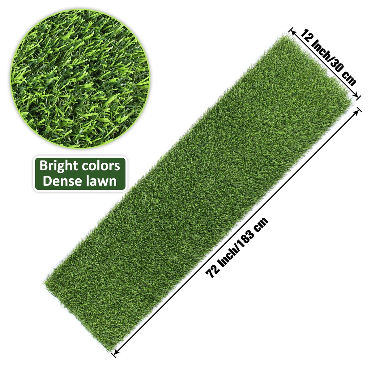 Kesfey grass table runner close-up blades highlight durability and realism