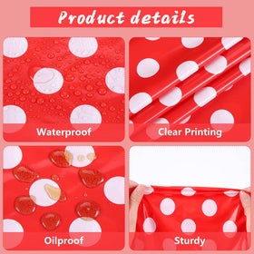 Kesfey polka-dot party cloth easy to wipe clean