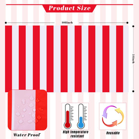 Kesfey waterproof tablecloth protects surfaces during outdoor picnics and celebrations.