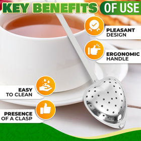 KETAR rust-resistant infuser in 410 stainless steel stands up to daily use.