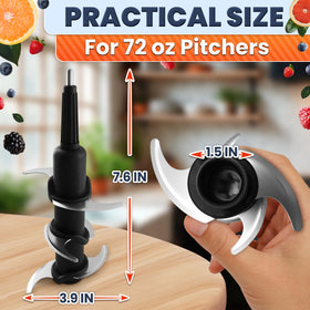 KETAR Ninja blade six-blades configuration for efficient blending.