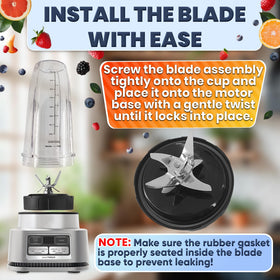 KETAR installation guide demonstrates a simple blade swap